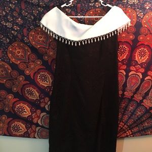 Vintage 80’s Off the Shoulder Patty Dress